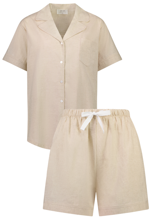 Maternity Pyjama Set Oatmeal