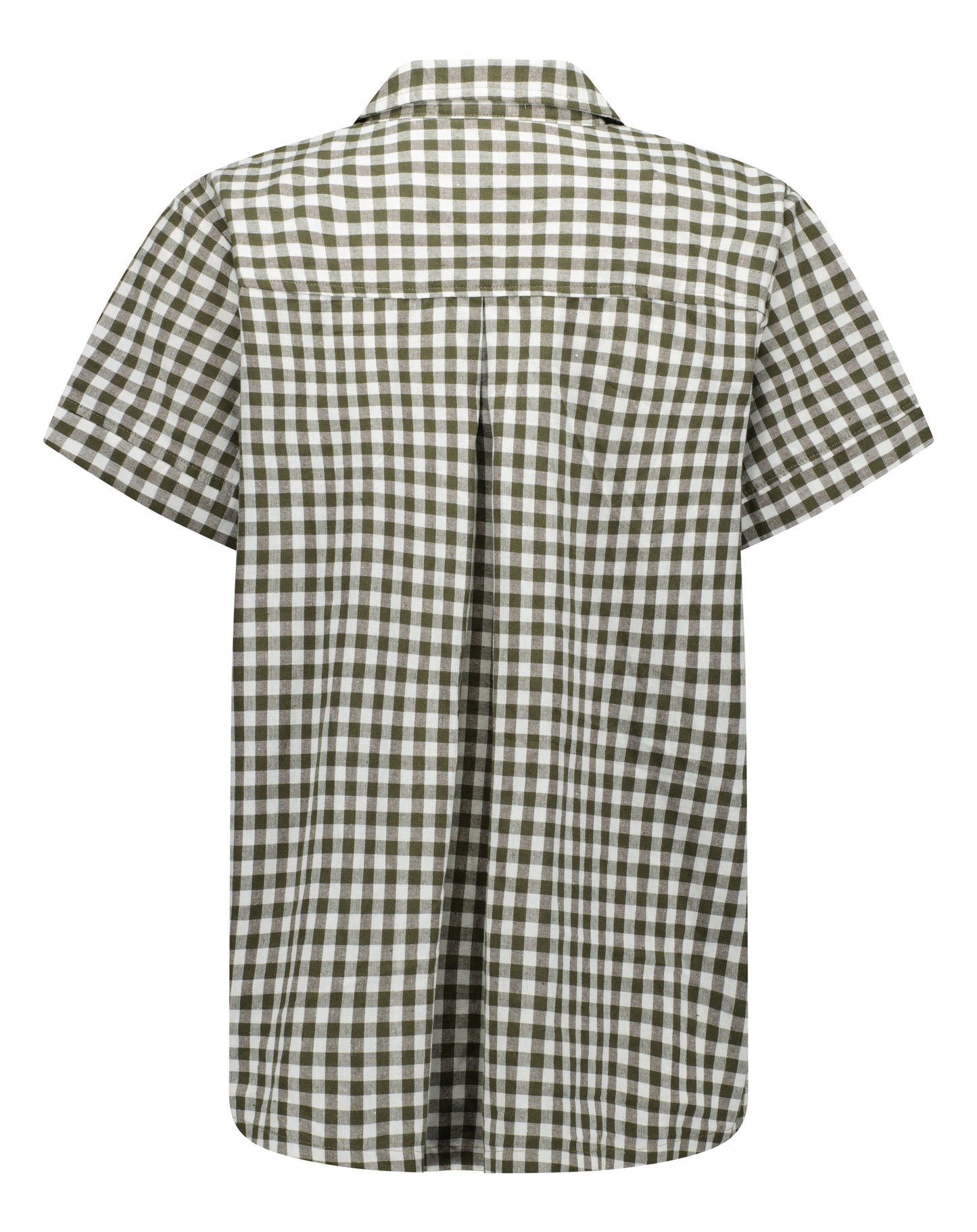 Maternity Pyjama Set Khaki Gingham