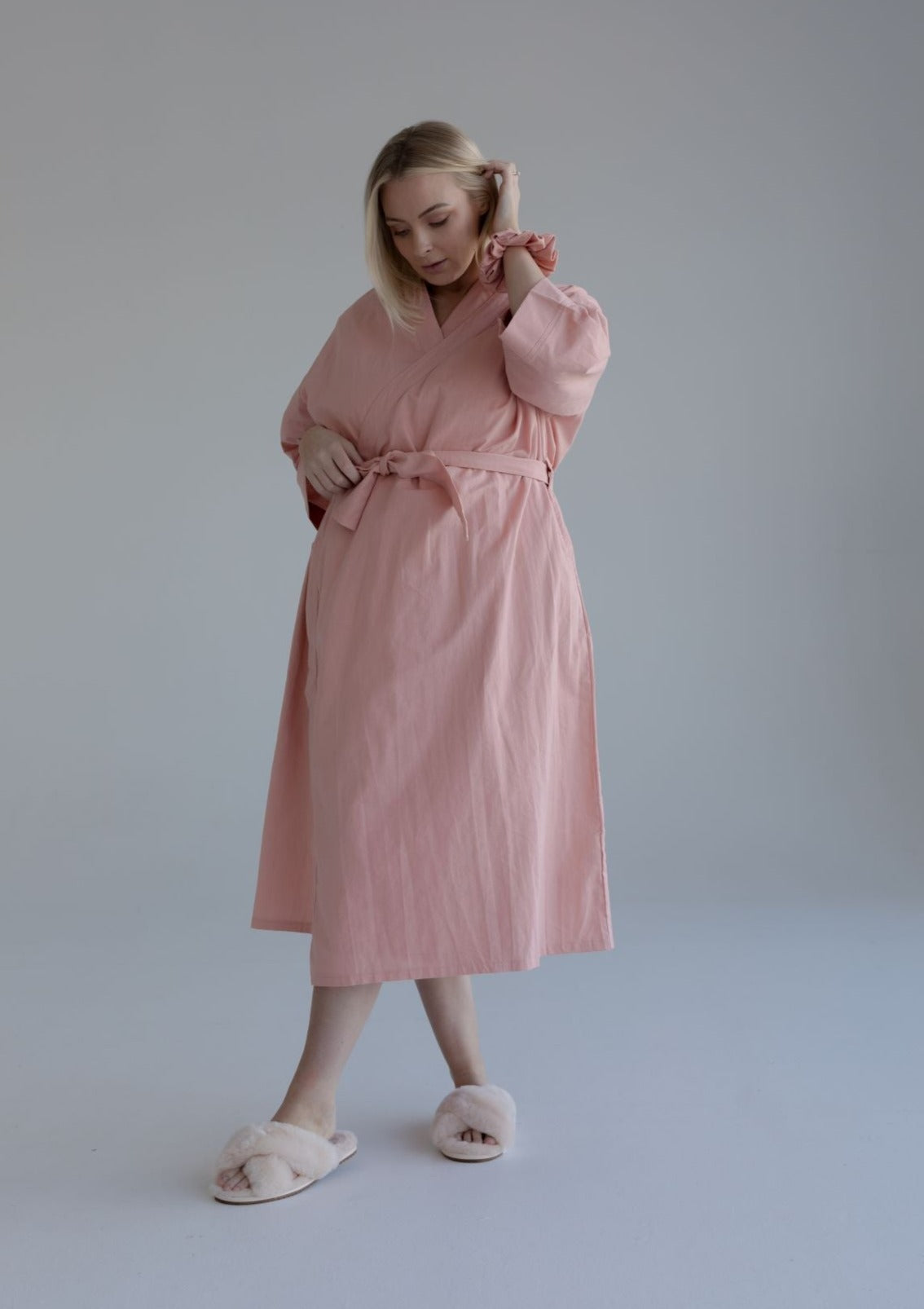 Maternity Robe Rose