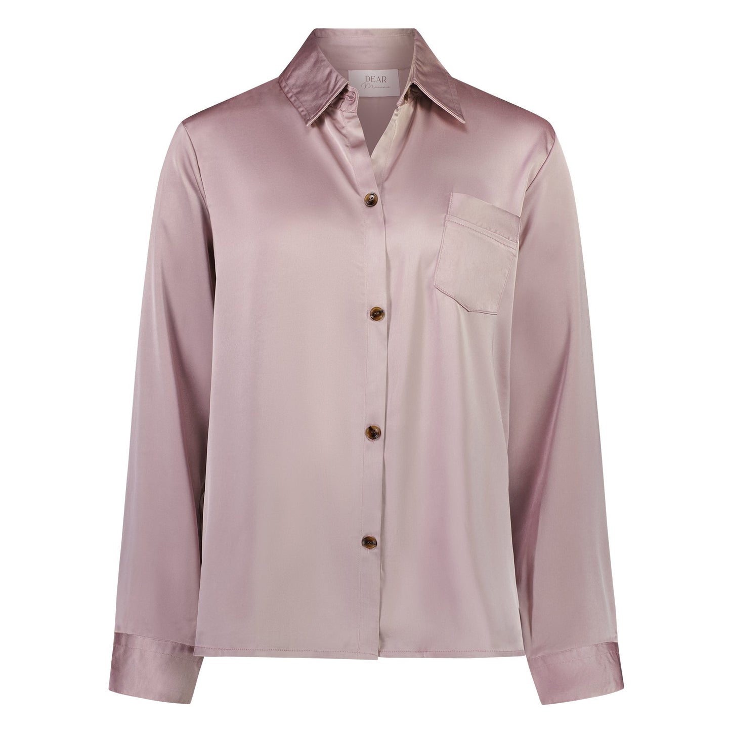 Maternity Classic Shirt Iris Satin