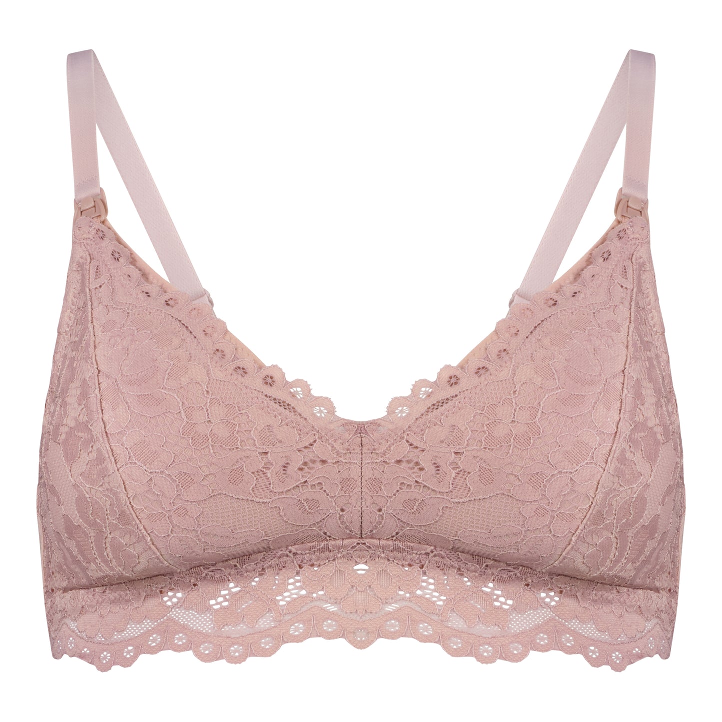 Lily Lace Maternity Bralette Rose